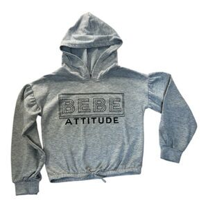 Bebe Girls Heather Gray Top